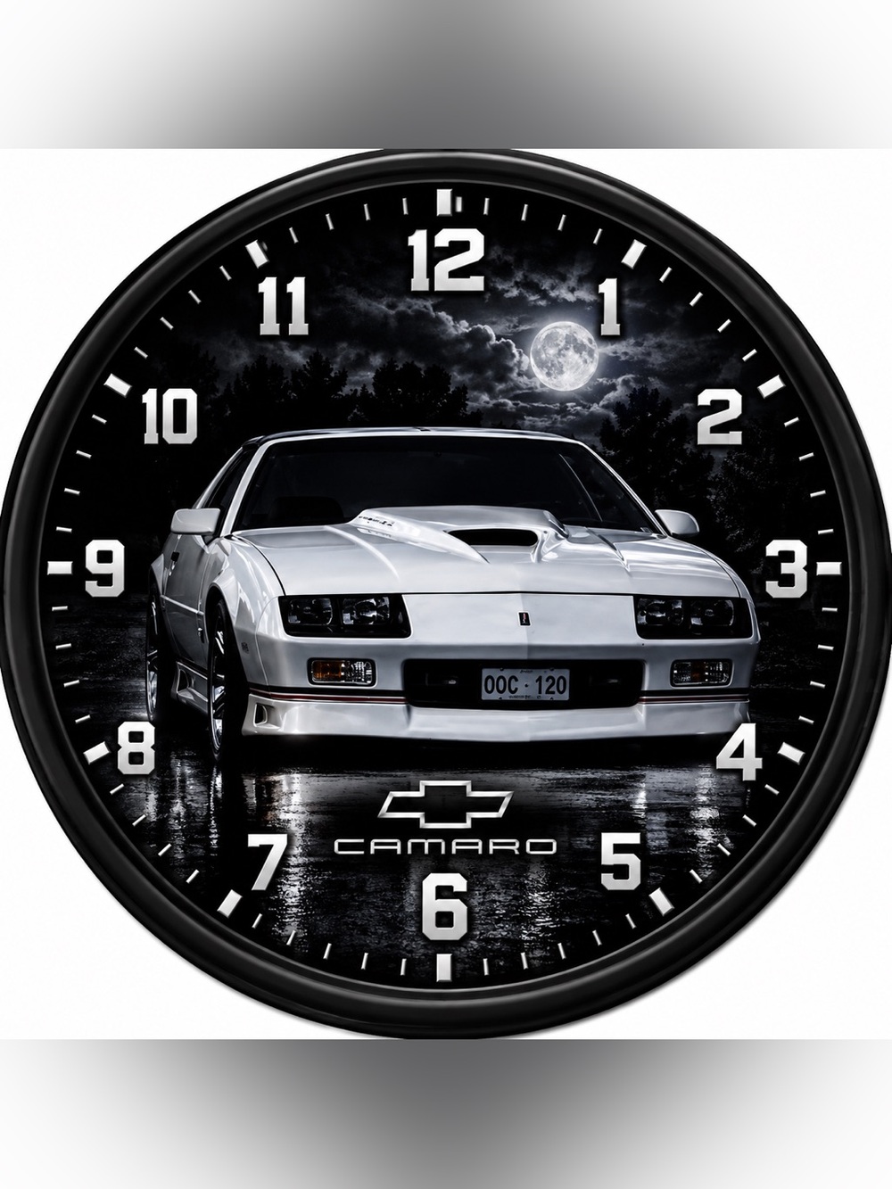 Camaro White Wall Clock - Home Wall Decor
